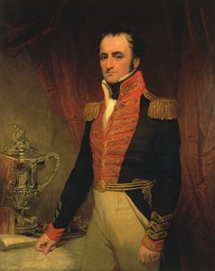 Amiral Sir James Stirling'in (1791-1865), Batı Avustralya'nın ilk Valisi 1829-39, c.1833'ün portresi
